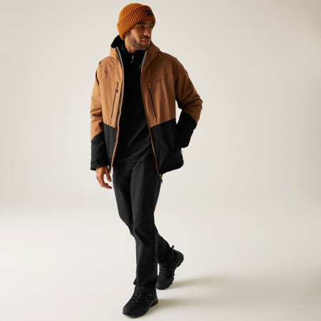 Чоловіча куртка Regatta Highton Stretch Padded Jacket коричневий NutBrwn/Blk