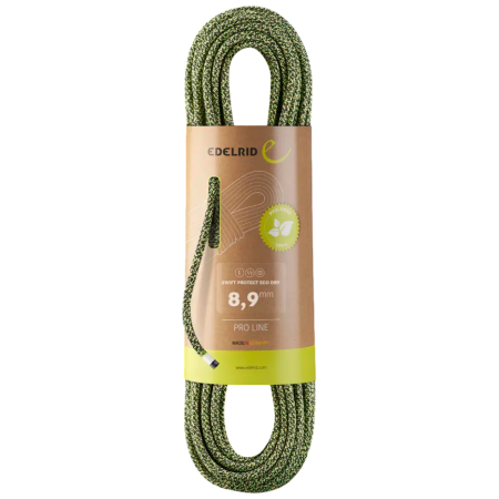Мотузка Edelrid Swift Protect Eco Dry 8,9mm зелений 022 night-green