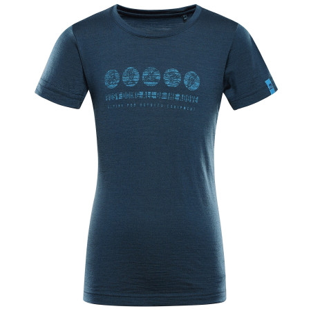 Дитяча футболка Alpine Pro Mereno 2 синій MOROCCAN