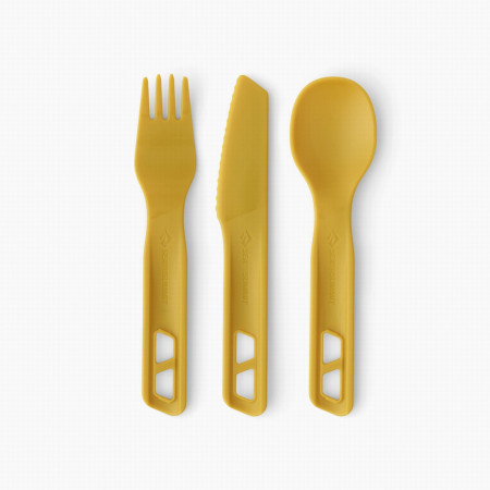 Набір столових приборів Sea to Summit Passage Cutlery Set 3 Piece жовтий