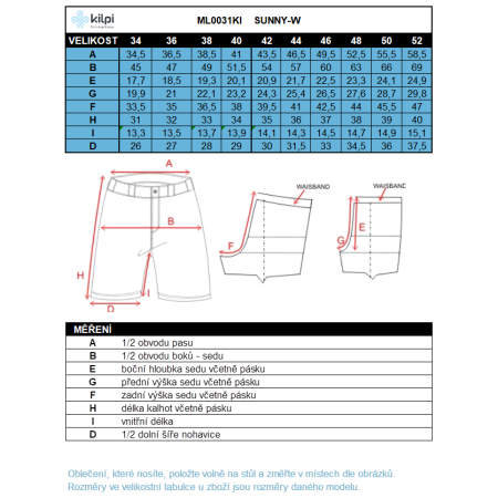 Жіночі шорти Kilpi Sunny-W