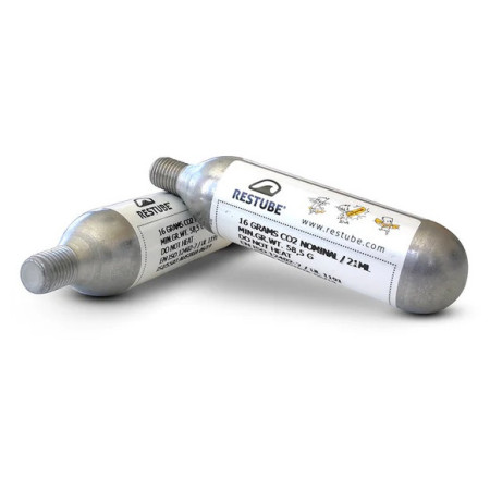 Запчастина Restube CO₂ cartridge 16g (2pack) срібний