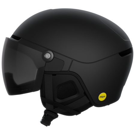 Гірськолижний шолом POC Obex Visor чорний Black Matt/Clarity Universal/Partly Sunny/Silver