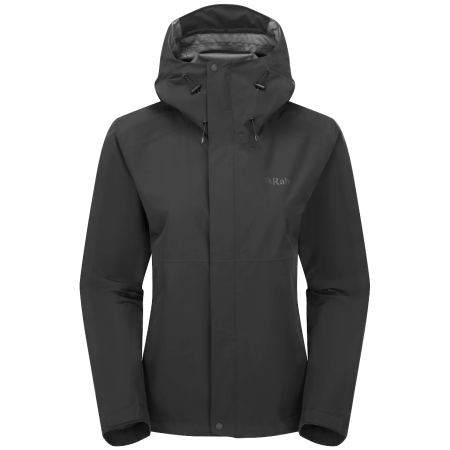 Жіноча куртка Rab Downpour Jacket Wmns чорний