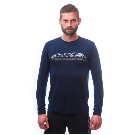 Чоловіча функціональна футболка Sensor Merino Active Pt Mountains dl.rukáv