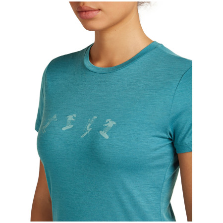 Жіноча футболка Icebreaker Women Merino 150 Tech Lite SS Tee Snow Day