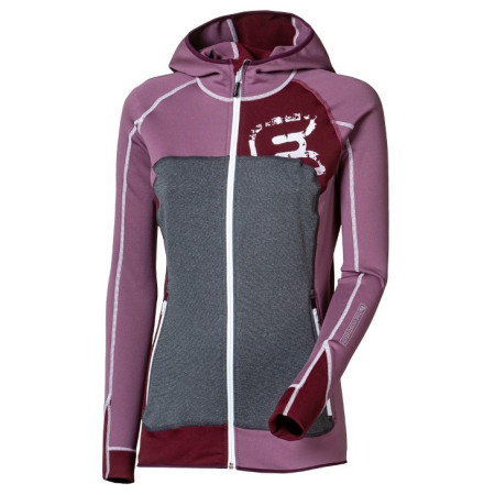 Жіноча толстовка Progress TS REBELIA HOODY сірий/фіолетовий