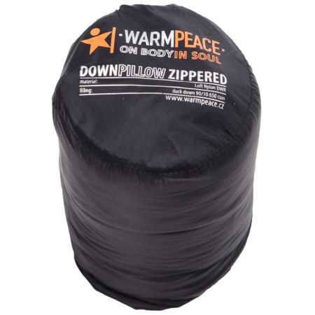 Péřový polštářek Warmpeace na zip