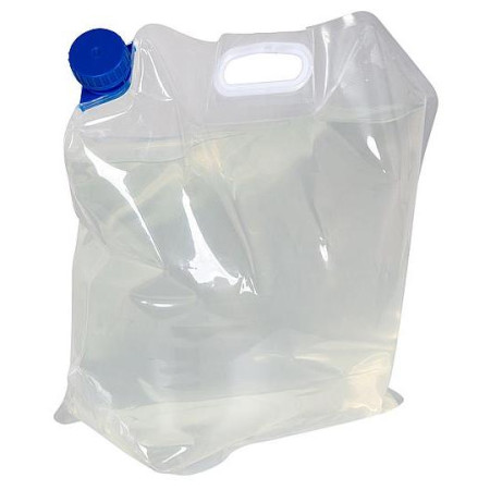 Kanystr Bo-Camp Jerrycan Water Bag 5l průhledná Transparent