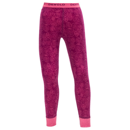 Dětské spodky Devold Active Kid Long Johns růžová plum