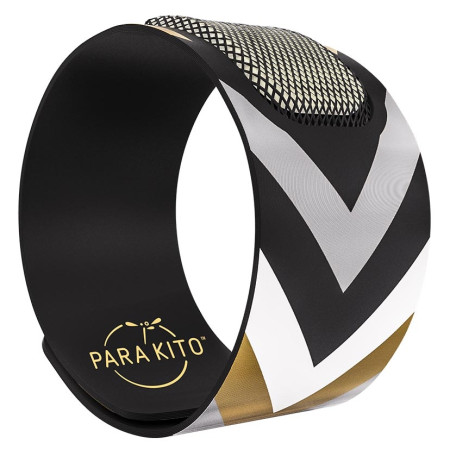 Repelent Para'Kito Párty náramek proti komárům černá/stříbrná Berlin