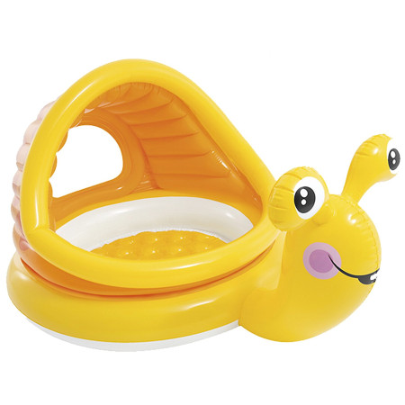 Басейн Intex Lazy Snail Shade Pool 57124NP жовтий