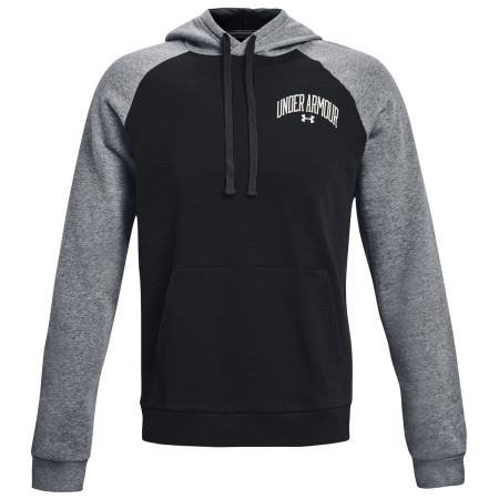 Чоловіча толстовка Under Armour Rival WM Colorblock HD чорний/сірий