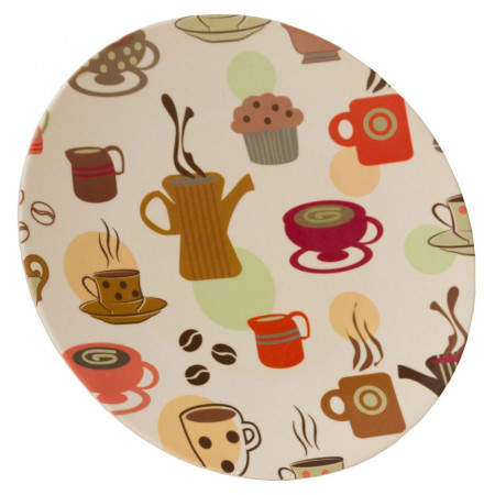 Тарілка Vango Bamboo Dinner Plate бежевий CoffeeCupPrint