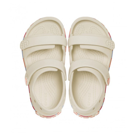 Дитячі сандалі Crocs Crocband Cruiser Glow Confetti Band Sandal Summit White/Guava
