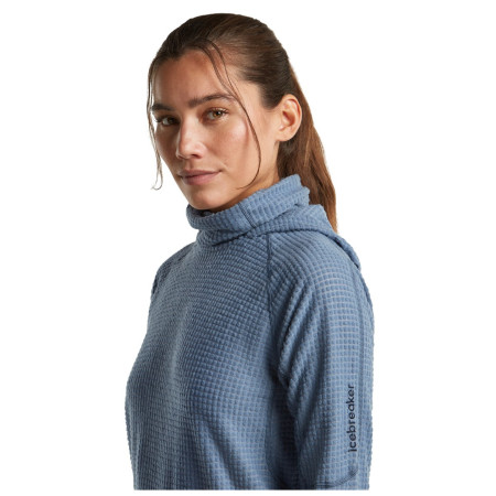 Жіноча толстовка Icebreaker Wom Mer 400 RealFleece Grid Pulover Hood