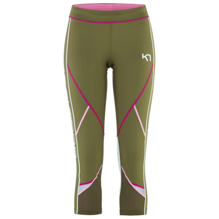 Жіночі 3/4 легінси Kari Traa Louise 3/4 Tights зелений