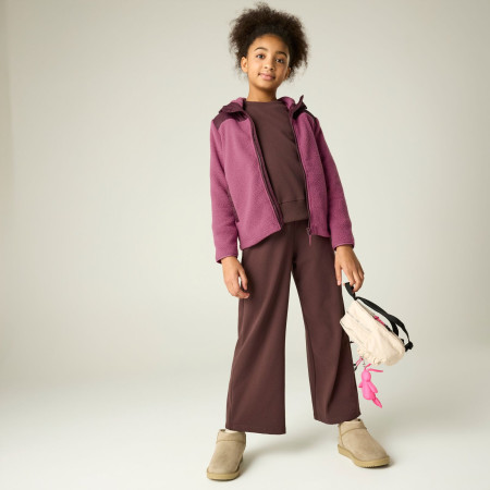 Дитяча толстовка Regatta Myla Hybrid Jacket Fig/Violet