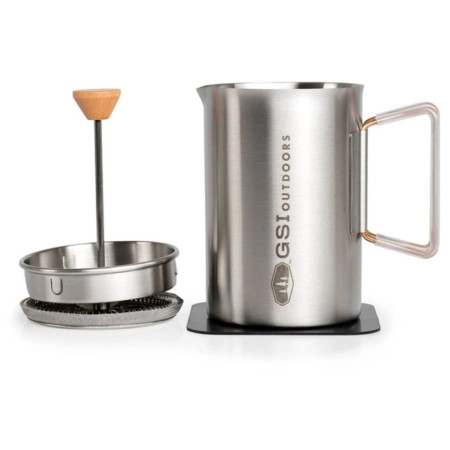 Прес GSI Outdoors Glacier Stovetop JavaPress срібний silver