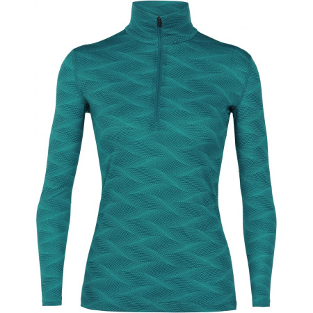 Жіноча футболка Icebreaker Women`s 200 Oasis Long Sleeve зелений Kingfisher/ArcticTeal