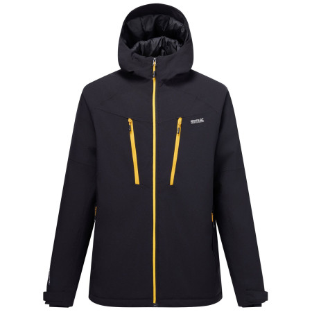 Чоловіча зимова куртка Regatta Highton Stretch Padded Jacket чорний/жовтий Black(Sunst)