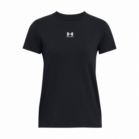 Жіноча футболка Under Armour Off Campus Core SS чорний Black/White