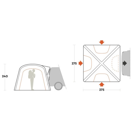 Автонамет Ferrino Wanderer Trunk Tent