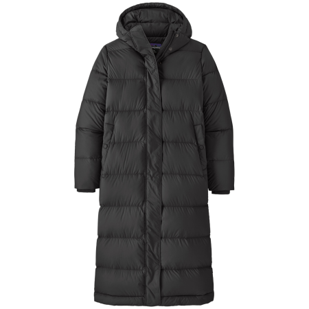 Жіноче пухове пальто Patagonia Silent Down Long Parka чорний Black