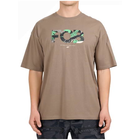 Чоловіча футболка 4F Tshirt M3569 світло-коричневий Light Brown