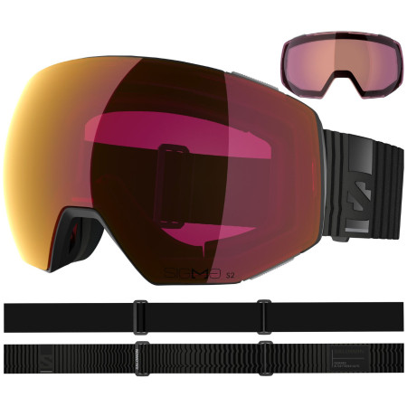 Лижна маска Salomon Radium Prime Sigma +1Lens чорний Black