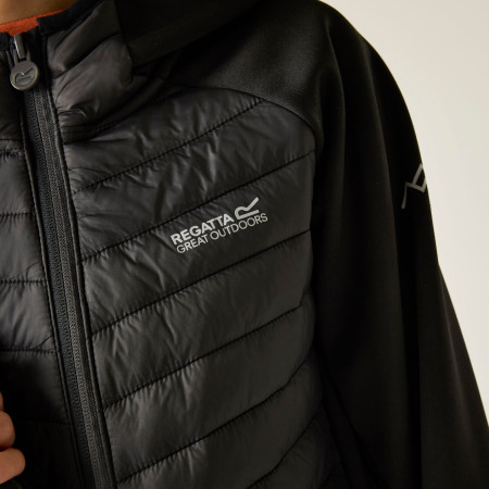 Дитяча куртка Regatta Junior Andreson Hybrid Black/Sealgr
