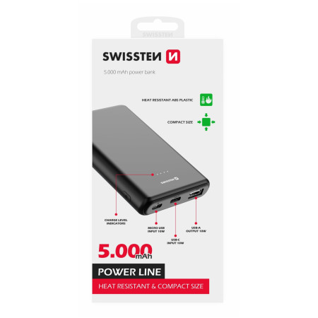 Повербанк Swissten Power Line 5000 mAh