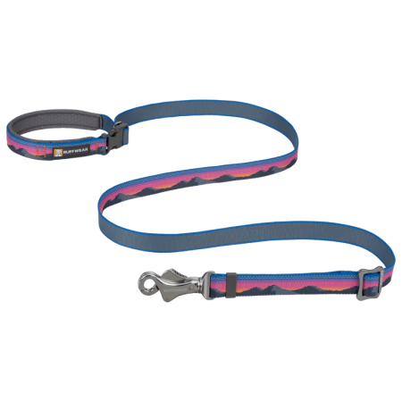 Повідець для собаки Ruffwear Crag EX™ Leash синій/рожевий Alpine Dusk