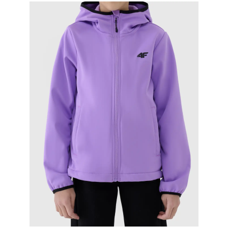 Дитяча куртка 4F Softshell jacket F373 фіолетовий VIOLET