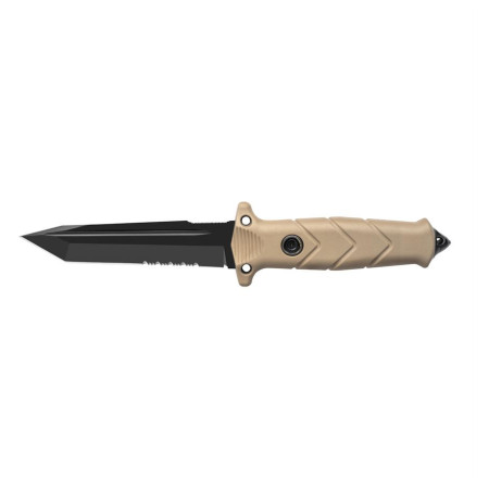 Армійський ніж TB OUTDOOR Vengeur Survival Knife чорний/бежевий
