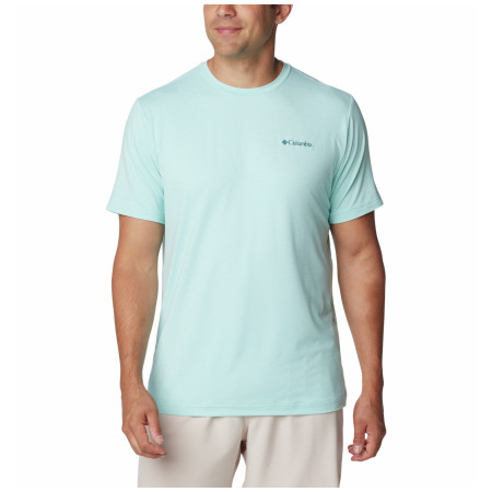 Чоловіча футболка Columbia Kwick Hike™ Back Graphic SS Tee блакитний