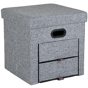 Сидіння Bo-Camp Holborn Ottoman сірий grey