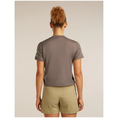 Жіноча футболка Icebreaker Merino 150 Tech Lite SS Crop Tee Seed Story