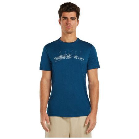 Чоловіча футболка Icebreaker Men Merino 150 Tech Lite SS Tee The Peaks