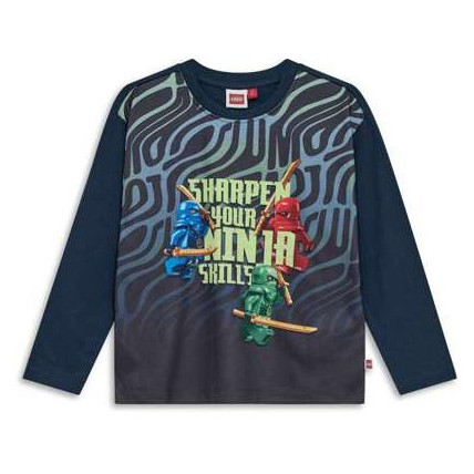 Дитяча футболка Lego Wear Lwtaj 713 Dark Navy темно-синій Dark Navy