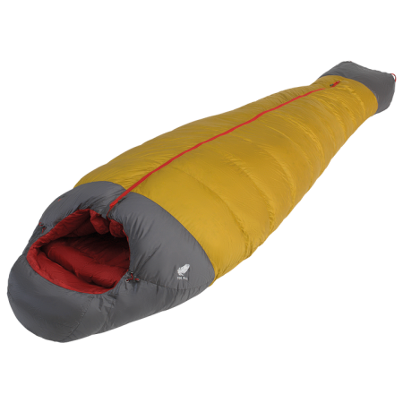 Пуховий спальник Robens Couloir 750 жовтий/червоний Yellow