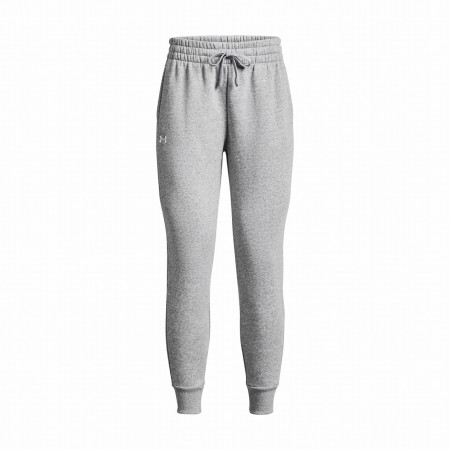 Жіночі спортивні штани Under Armour Rival Fleece Jogger світло-сірий ModGrayLightHeather/White