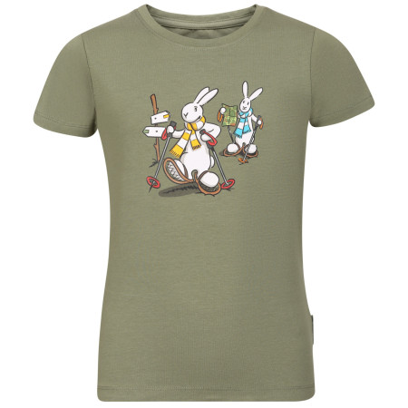 Дитяча футболка Alpine Pro Bobbo Oil Green світло-зелений OIL GREEN