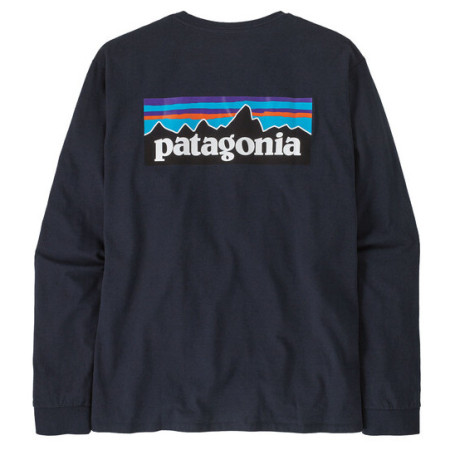 Чоловіча футболка Patagonia P-6 Logo Responsibili Tee LS