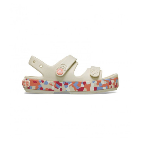 Дитячі сандалі Crocs Crocband Cruiser Glow Confetti Band Sandal Summit White/Guava