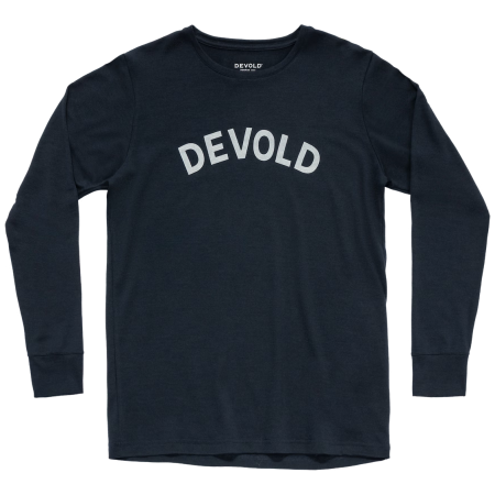 Чоловіча функціональна футболка Devold Classic Legacy Ls Man чорний Ink