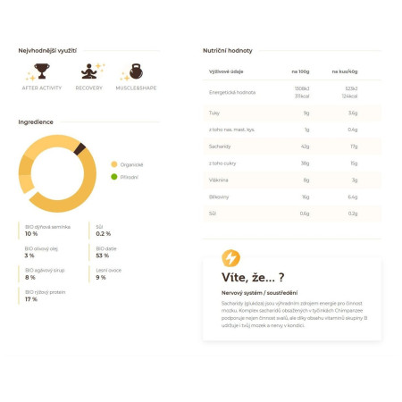 Батончик Chimpanzee BIO Protein Bar Berries