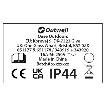 Подовжувач Outwell Corvus CEE Cable 15 m