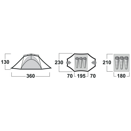 Намет Husky Brofur 3