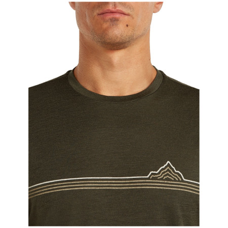 Чоловіча футболка Icebreaker Men Merino 150 Tech Lite SS Tee Range Stripes